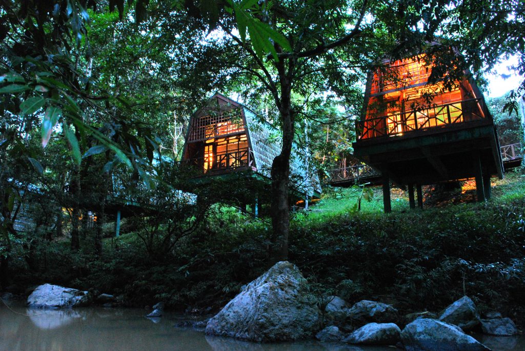 Tabin River Lodge Night